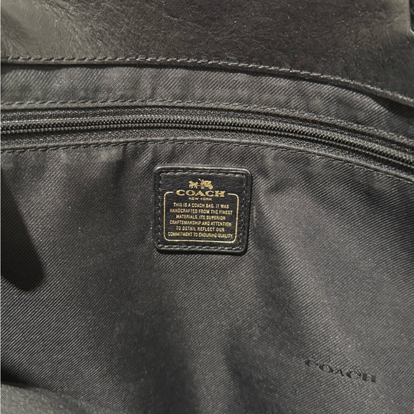 Vintage Coach Leather Tote Bag - Picture 4 of 6